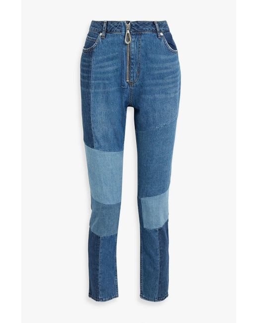 sandro patchwork jeans