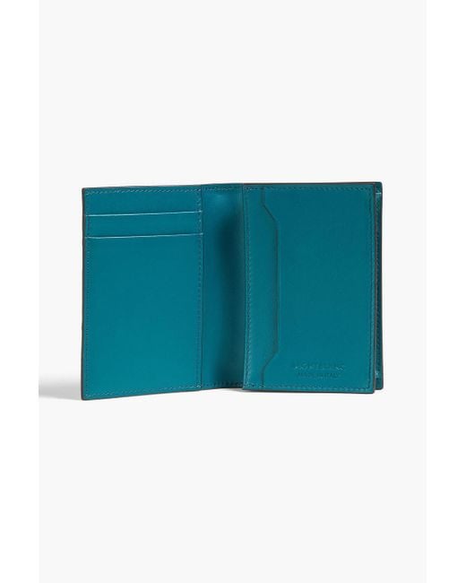 Montblanc Kartenetui aus geprägtem leder in Blue für Herren