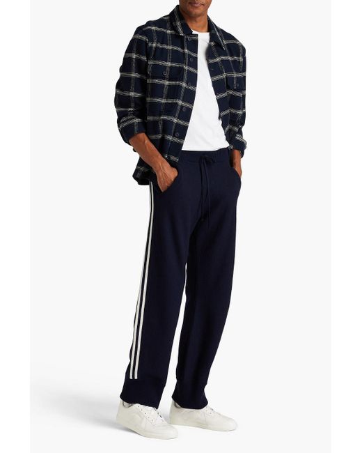 Maison Margiela Striped Wool Sweatpants in Blue for Men | Lyst UK