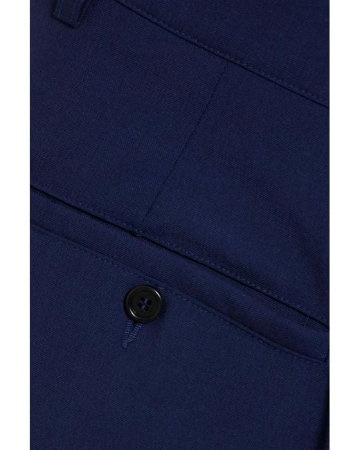 Marni Blue Wide-leg Wool Pants for men