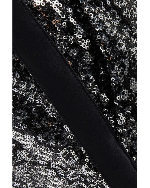 Redemption Gray Hose mit schmalem bein aus tüll mit pailletten und satinbesatz