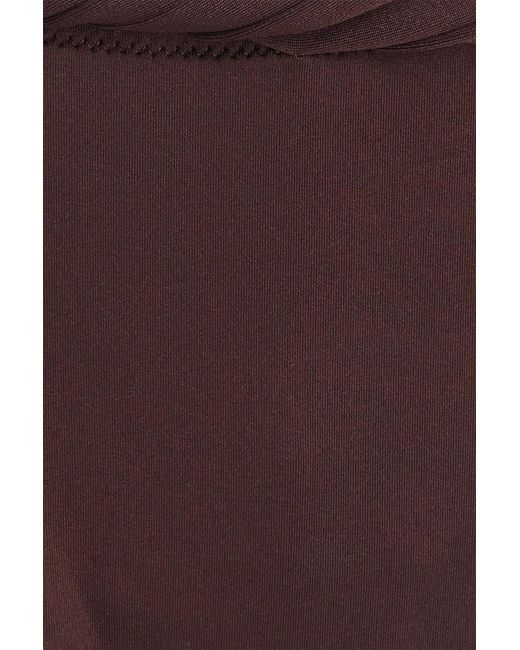 Jacquemus Brown Bikini-höschen mit cut-outs und twist-detail