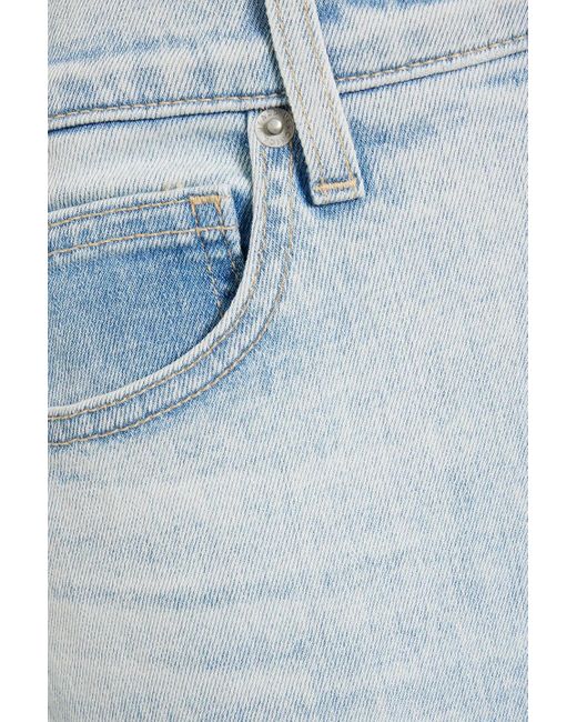 Veronica Beard Blue Sheridan High-rise Flared Jeans