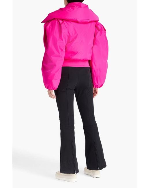 Goldbergh Pink Vava Layered Down Ski Jacket