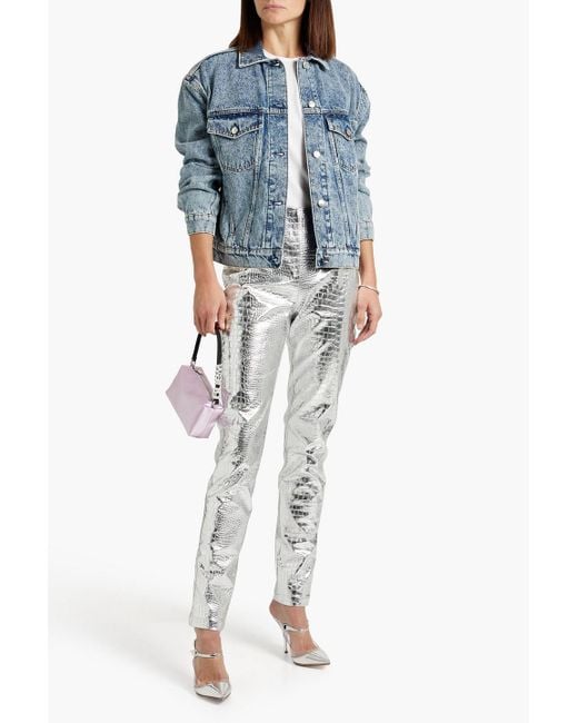 IRO Blue Bolane Denim Jacket