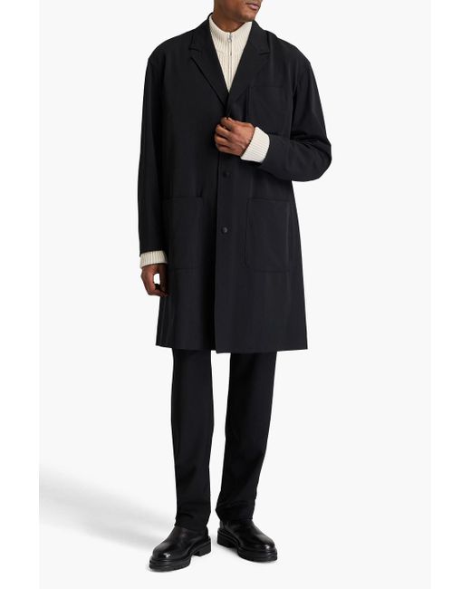 Rag & Bone Black Evan Stretch-twill Coat for men