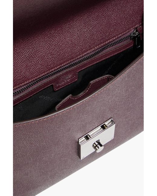Dolce & Gabbana Purple Pebbled-leather Tablet Case for men
