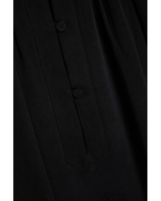 Rodebjer Black Andriana Crepe Midi Dress