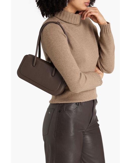 Aesther Ekme Brown Lagune Pebbled-leather Shoulder Bag