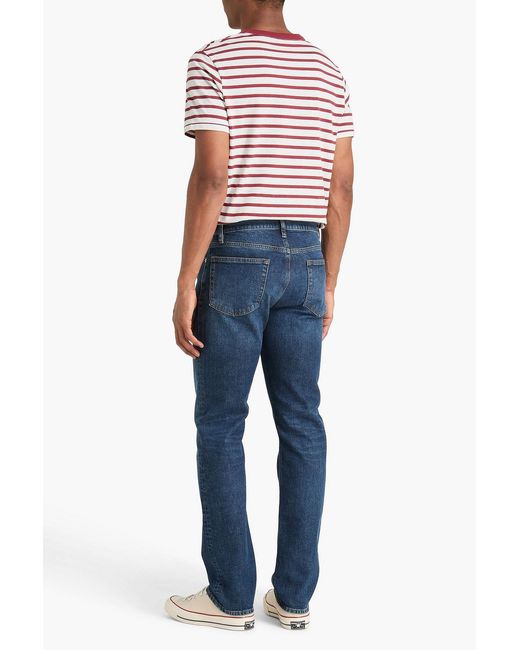 FRAME Blue Modern Straight Denim Jeans for men