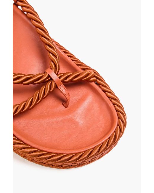 STUDIO AMELIA Red Tether Chord Sandals