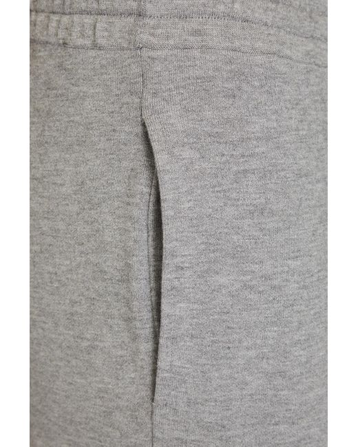 Sandro Gray Mélange Knitted Track Pants for men