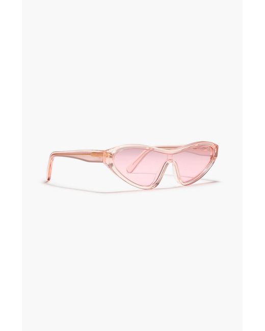 Zimmermann Pink Cat-Eye Acetate Sunglasses