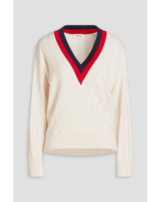 Sandro White Jumper