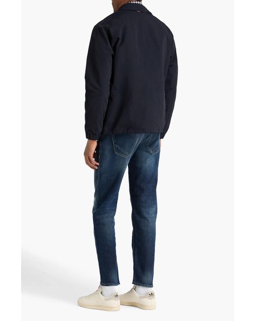 Orlebar Brown Blue Cotton-Blend Shell Jacket for men
