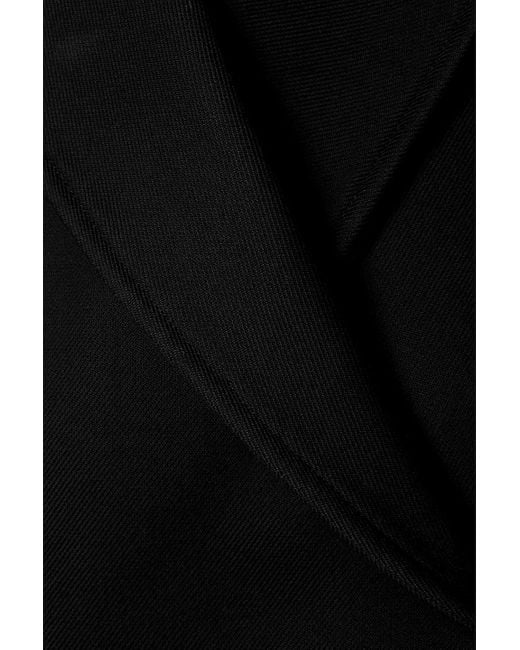 Co. Black Double-Breasted Tton-Twill Jacket
