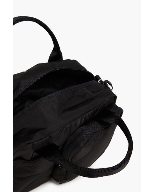 Ganni Black Quilted Shell Shoulder Bag