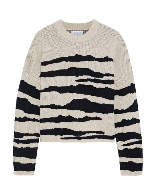 NAADAM White Jacquard-knit Wool And Cashmere-blend Sweater