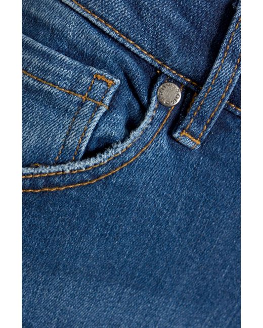 Tomorrow Denim Blue Kersee High-rise Wide-leg Jeans