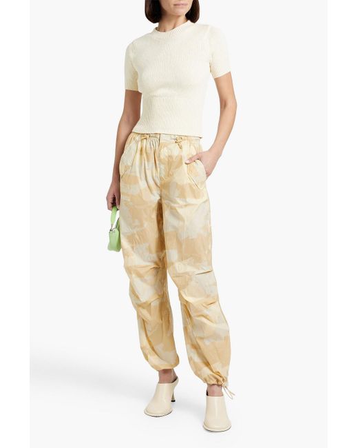 Rag & Bone Natural Becky Camouflage-print Shell Cargo Pants