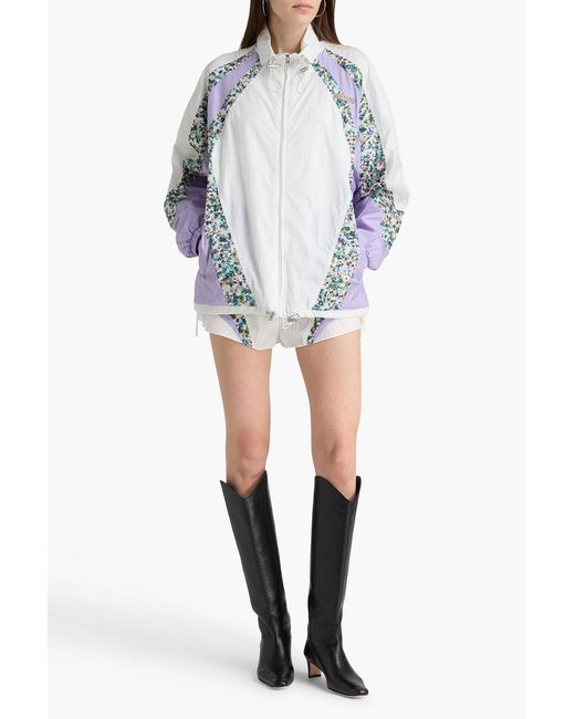 Isabel Marant Blue Midaiazi Printed Shell Track Jacket