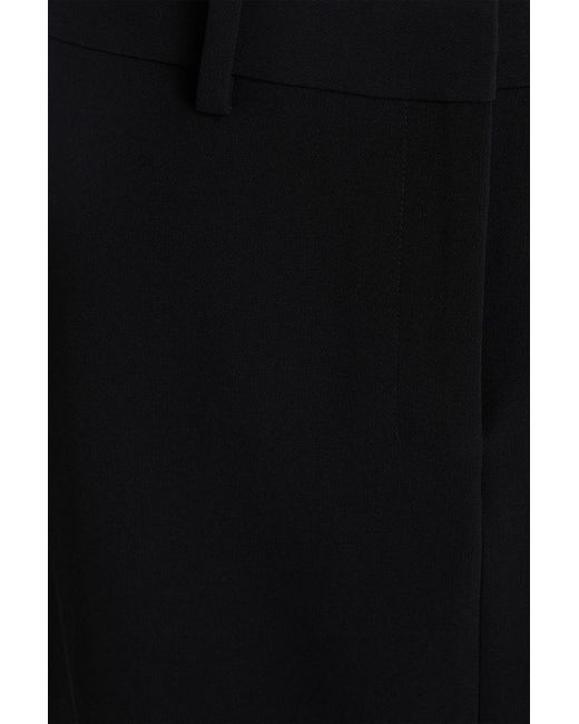 Theory Black Crepe Mini Skirt