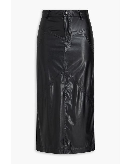 Isabel Marant Black Breanne Midi Skirt