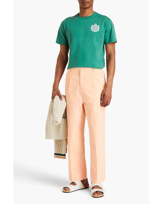 Maison Kitsuné Orange Cotton-ripstop Pants for men
