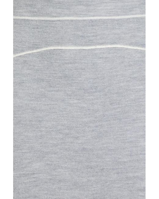 Sandro White Wool Maxi Skirt