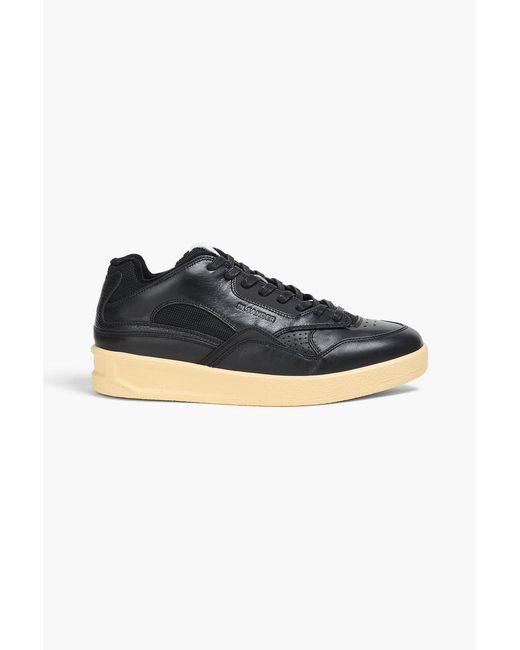 Jil Sander Blue Leather Sneakers for men