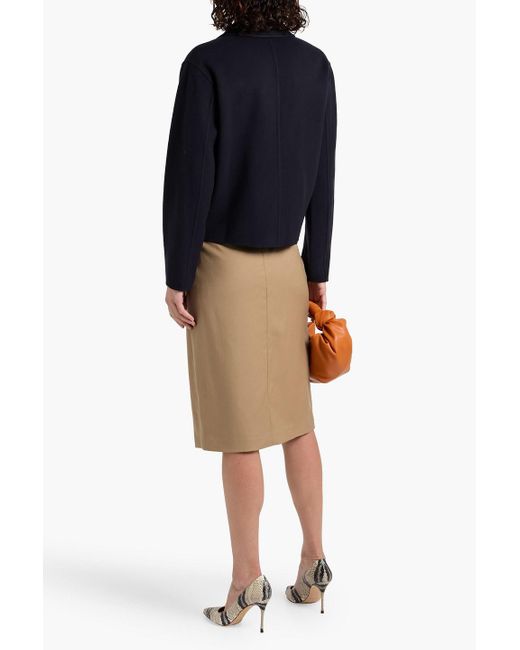 Theory Natural Wool-Twill Skirt