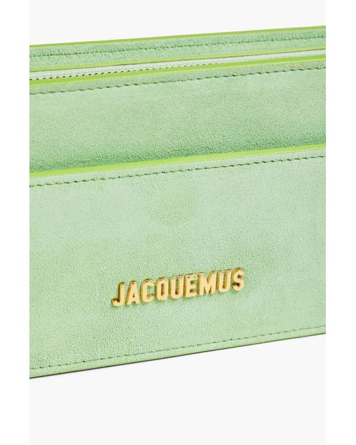 Jacquemus Green Le Ciuciu Suede Shoulder Bag