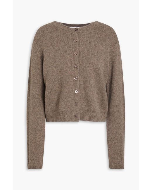 Reformation Brown Clara Cashmere Sweater