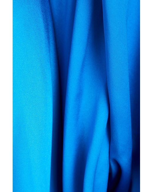 Roksanda Blue Silk-satin Maxi Dress