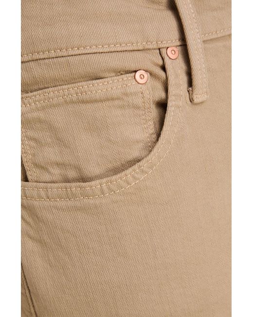 Mother Natural Dodger Flood High-Rise Straight-Leg Jeans