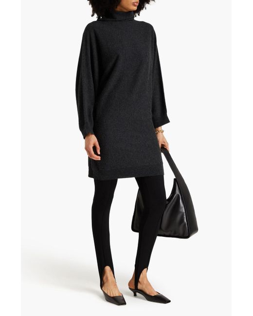 Totême  Black Drapierter rollkragenpullover aus kaschmir