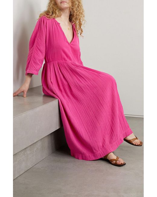 Mara hoffman midi dress online