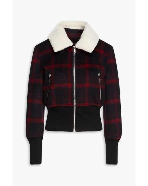 Flannel shop shearling jacket