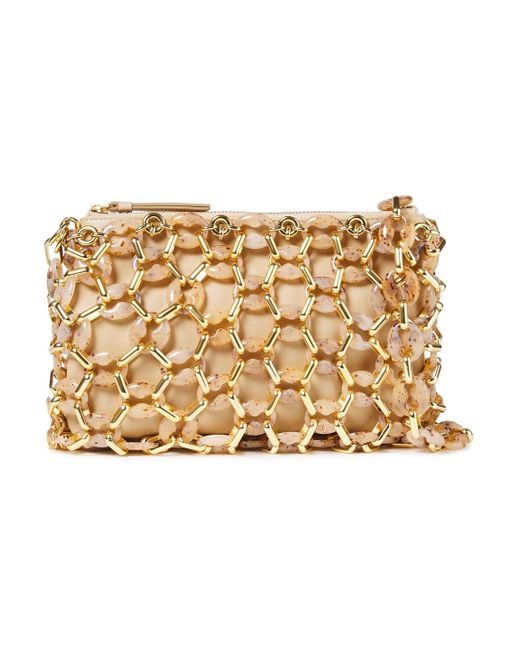 By Far Metallic Capria Leather, Resin And Gold-tone Shoulder Bag