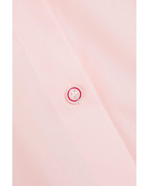 Marni Pink Cropped hemd aus baumwollpopeline