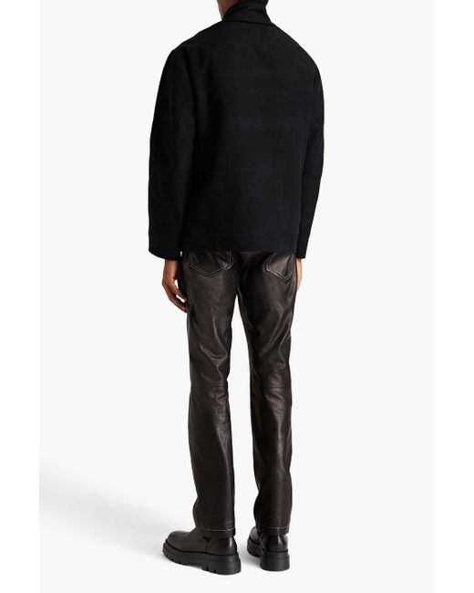 Valentino Garavani Jacke aus cloqué aus einer baumwollmischung mit print in Black für Herren
