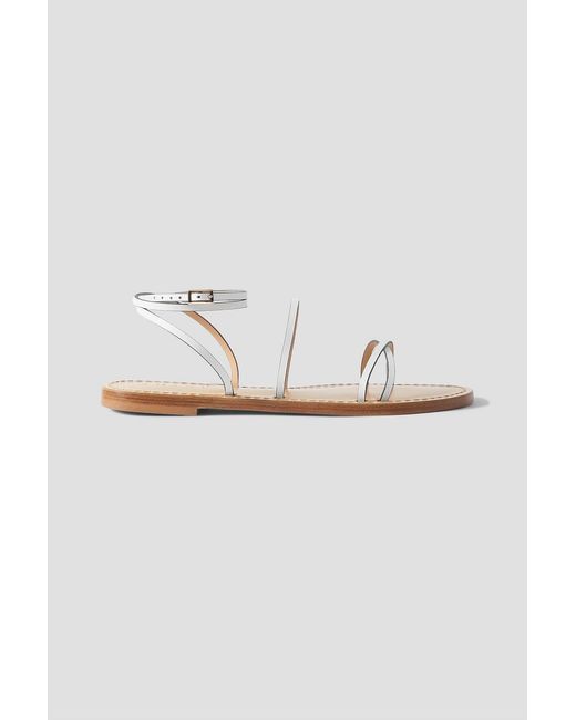 Amanu White Constantia Leather Sandals