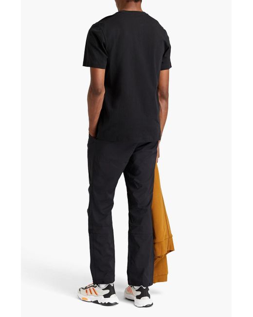 Adidas Originals Black Printed Cotton-jersey T-shirt for men
