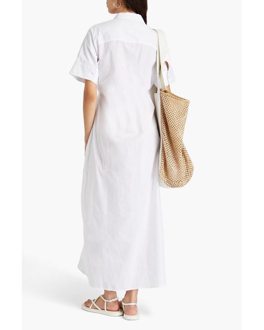 Rosetta Getty White Cotton Maxi Dress
