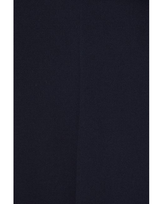 Jil Sander Blue Belted Wool-twill Shorts for men