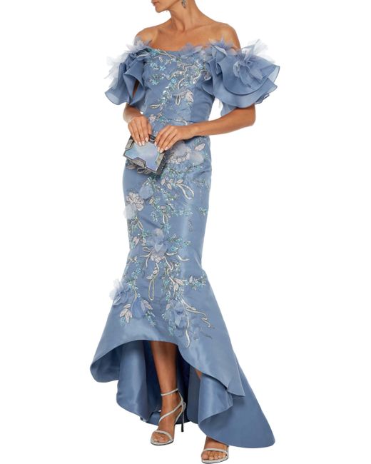 Tory Burch Print Silk Gazar Belted Gown, $595 | Nordstrom | Lookastic