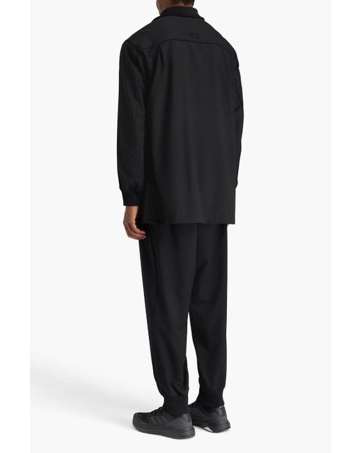 Y-3 Black Twill Jacket for men