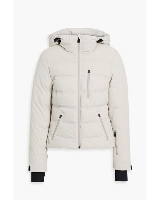 Aztech Mountain White Nuke Quilted Down Ski Jacket