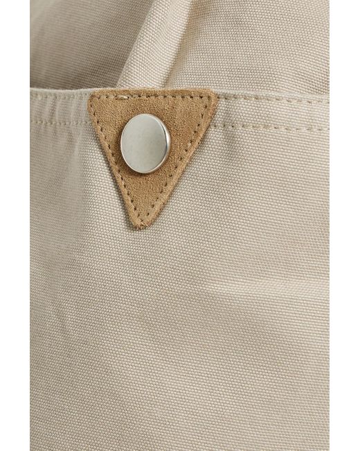 Isabel Marant White Palino Cotton-canvas Shorts