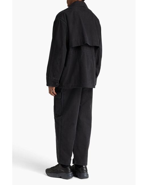 Acne Black Cotton-Ripstop Jacket for men